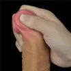 LOVETOY élethű vibrátor 8.0'' Dual Layered Platinum Silicone Rotator -  vízálló, letapasztható, távirányítóval, akkumulátoros, szilikon (20 cm)