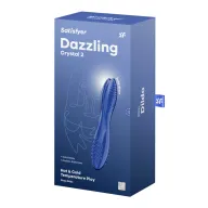 Nonfiguratív dildó Satisfyer Dazzling Crystal 2 - üveg, vízálló