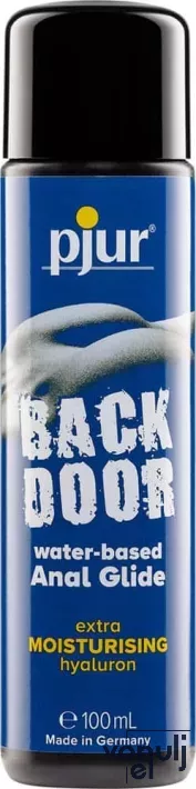PJUR intim síkosító Back Door Comfort Water Anal Glide 100 ml - anális,vízbázisú,hialuronsavval a hidratált bőrért,illatmentes,latex óvszerhez is