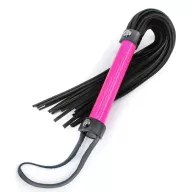 NS NOVELTIES korbács Electra Flogger Pink - rózsaszín és fekete színben, fetish játékokhoz