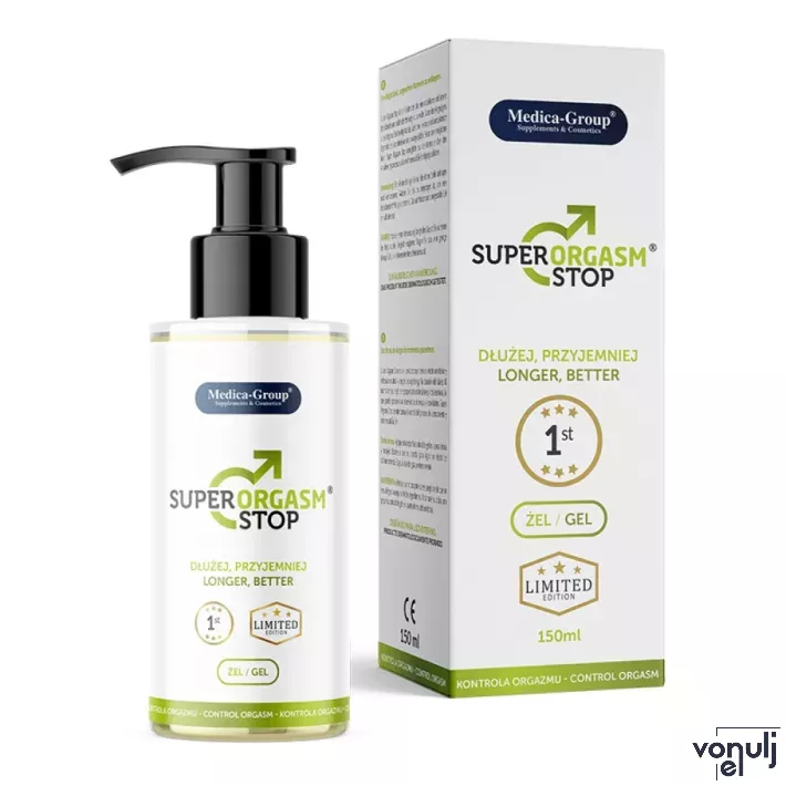 Orgazmus késleltető gél Super Orgasm Stop Gel 150 ml