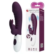 Csiklóizgatós g pont vibrátor Pretty Love Naugthy Bunny Purple II - elemes,vízálló