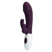 Csiklóizgatós g pont vibrátor Pretty Love Naugthy Bunny Purple II - elemes,vízálló