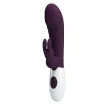 Csiklóizgatós g pont vibrátor Pretty Love Naugthy Bunny Purple II - elemes,vízálló