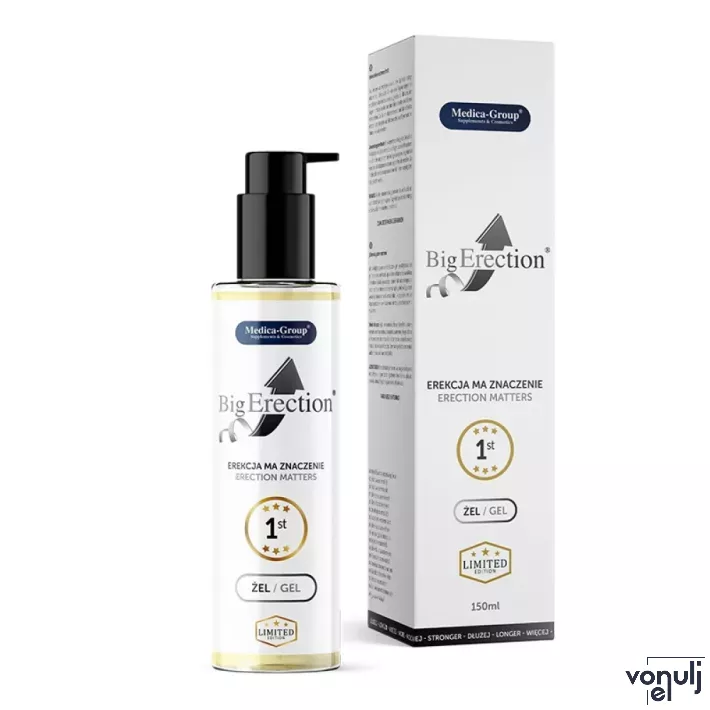Erekciófokozó gél Big Erection Gel 150 ml