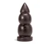 X-MEN fenékdugó 9.6 inch Butt Plug Black - fekete színben, letapasztható, PVC, 24 cm