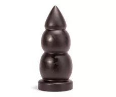 X-MEN fenékdugó 9.6 inch Butt Plug Black - fekete színben, letapasztható, PVC, 24 cm