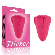 Rezgő csiklóizgató Lovetoy Flicker Rose Red - akkumulátoros,vízálló
