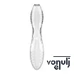 Nonfiguratív dildó Satisfyer Dazzling Crystal 2 transparent - üveg, vízálló