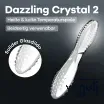 Nonfiguratív dildó Satisfyer Dazzling Crystal 2 transparent - üveg, vízálló