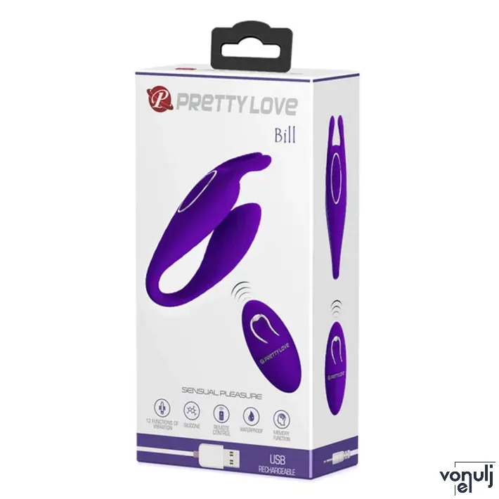 Párvibrátor Pretty Love Bill Purple