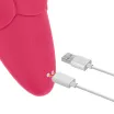 Rezgő csiklóizgató Lovetoy Flicker Rose Red - akkumulátoros,vízálló