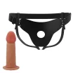 Strapon dildó hámmal Pretty love Stark Harness Briefs Flesh - 17,5 cm dildóval