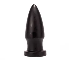 X-MEN fenékdugó 9.2 inch Butt Plug Black - fekete színben, sima felületű, letapasztható, PVC, 23 cm
