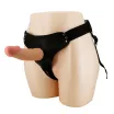 Strapon dildó hámmal Pretty love Stark Harness Briefs Flesh - 17,5 cm dildóval