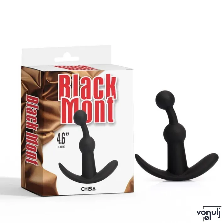 CHISA NOVELTIES fenékdugó Playful Beaded Anal Vibrator - fekete színben, vibrátoros, vízálló, akkumulátoros