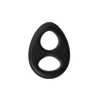 RENEGADE péniszgyűrű Romeo Soft Ring Black - fekete színben, vízálló, vibráció nélküli