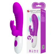 Csiklóizgatós g pont vibrátor Pretty Love Naugthy Bunny Purple I - elemes
