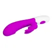 Csiklóizgatós g pont vibrátor Pretty Love Naugthy Bunny Purple I - elemes