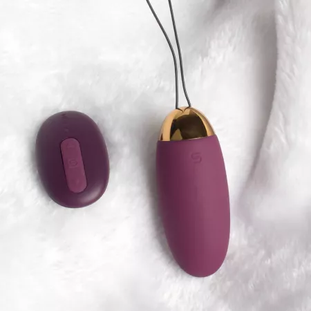 SVAKOM vibrációs tojás Elva Violet - lila színben, vízálló, akkumulátoros, távirányítóval