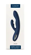 SVAKOM csiklóizgatós vibrátor Aylin Dark Blue - sötétkék színben, g-pontos, vízálló, akkumulátoros