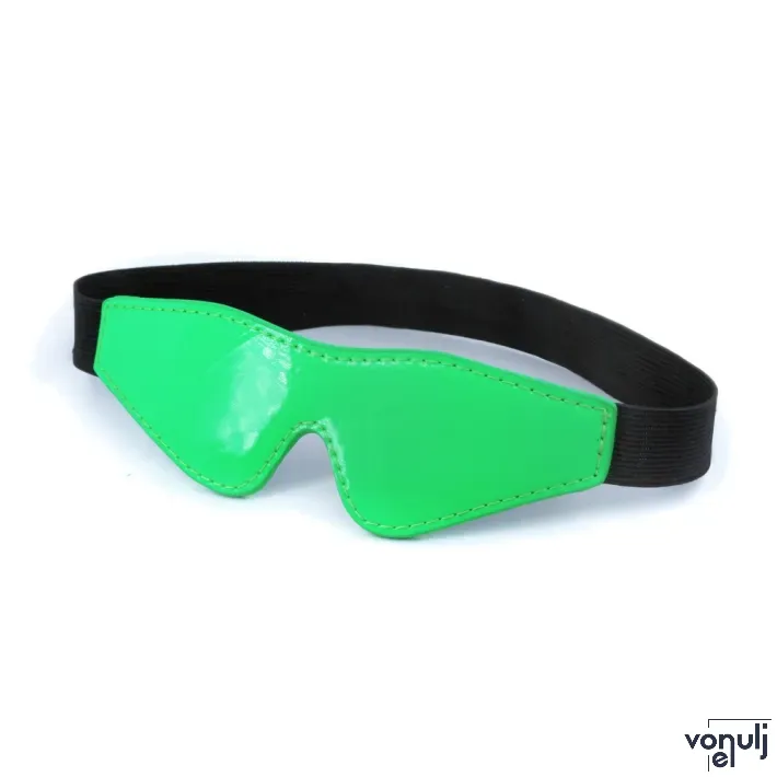 NS NOVELTIES maszk Electra Blindfold Green - zöld színben, fetish játékokhoz