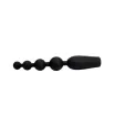 CHISA NOVELTIES análbot Vibrating Bumpy Bead - fekete színben, vibrációs funkcióval, vízálló, akkumulátoros, (18,5 cm)