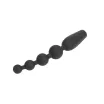 CHISA NOVELTIES análbot Vibrating Bumpy Bead - fekete színben, vibrációs funkcióval, vízálló, akkumulátoros, (18,5 cm)