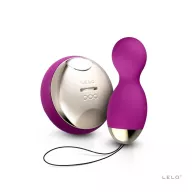 LELO vibrációs tojás Hula Beads Deep Rose EU - lila színben, vízálló, akkumulátoros, elemes távirányítóval