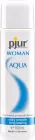 PJUR intim síkosító Woman Aqua Bottle 100 ml - hölgyeknek,vízbázisú,érzékeny bőrre is,olaj,zsír,illat- és ízmentes,óvszerhez és segédeszközhöz is