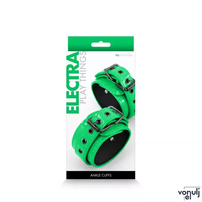 NS NOVELTIES bilincs Electra Ankle Cuff Green - zöld színben, bokára helyezhető
