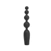 CHISA NOVELTIES análbot Vibrating Bumpy Bead - fekete színben, vibrációs funkcióval, vízálló, akkumulátoros, (18,5 cm)