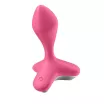 SATISFYER fenékdugó Game Changer Pink - rózsaszín színben, vibrátoros, vízálló, akkumulátoros