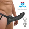 Strapon dildó hámmal Pretty Love Landon Black - vízálló, 24,9 cm