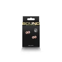 NS NOVELTIES mellbimbó izgató Bound Nipple Clamps M1 Rose Gold - rózsaarany színben, mágneses, BDSM szex kelléke