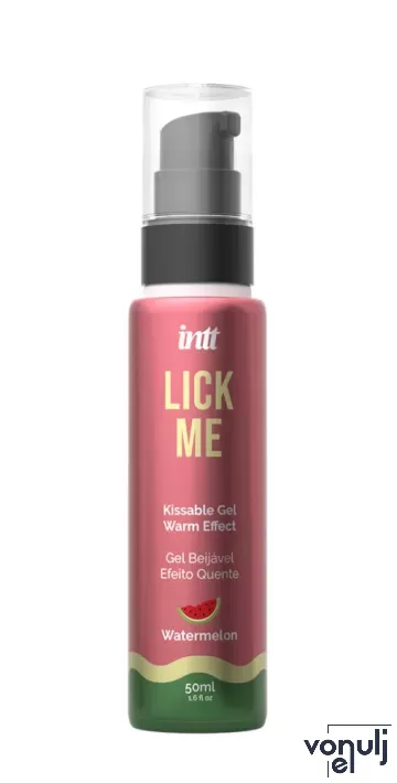 Stimuláló gél orális szexhez Intt Lick Me Watermelon 50 ml - ehető
