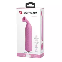 PRETTY LOVE  léghullámos csiklóizgató Quentin Pink - rózsaszín színben, vízálló, akkumulátoros