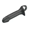 Strapon dildó hámmal Pretty Love Landon Black - vízálló, 24,9 cm