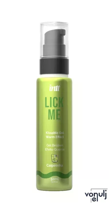 Stimuláló gél orális szexhez Intt Lick Me Caipirinha 50 ml - ehető