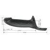 Strapon dildó hámmal Pretty Love Landon Black - vízálló, 24,9 cm