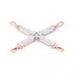 NS NOVELTIES rögzítő Cosmo Bondage Hogtie Rainbow - hologramos szivárvány színben, 4 rögzítési ponttal