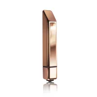 ROCKS-OFF minivibrátor Bamboo Rose Gold 10 Speed - rózsaarany színben, vízálló, elemes