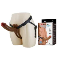 Strapon vibrátor hámmal Pretty love Bradden - 23 cm dildóval