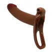 Strapon vibrátor hámmal Pretty love Bradden - 23 cm dildóval