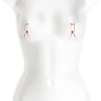 NS NOVELTIES mellbimbó csipesz Bound Nipple Clamps C1 Rose Gold - rózsaarany színben, BDSM szex kelléke