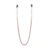 NS NOVELTIES mellbimbó csipesz Bound Nipple Clamps DC3 Rose Gold - rózsaarany színben, csúszkával állítható,lánccal, BDSM szex kelléke