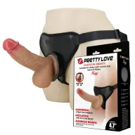 Strapon dildó Pretty Love Fogg - 17,3 cm dildóval