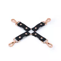 NS NOVELTIES rögzítő Bondage Couture Hog Tie Black - fekete színben