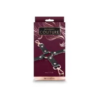 NS NOVELTIES rögzítő Bondage Couture Hog Tie Black - fekete színben