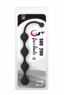 SEE YOU anál gyöngysor See You Four Beads Anal Black - fekete színben, vízálló ( 23.9 cm )